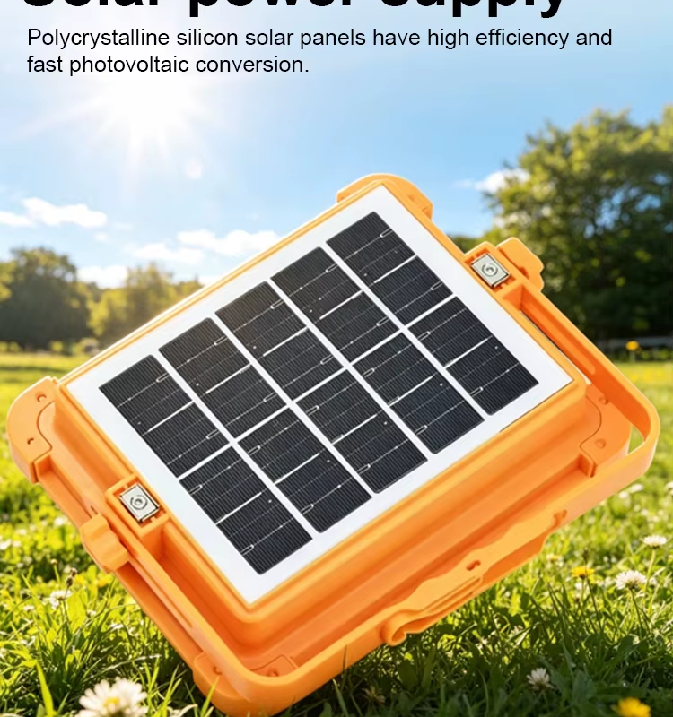 چراغ خورشیدی سولار مدل SOLAR LED LIGHT باتری۱۲۰۰دوعددی