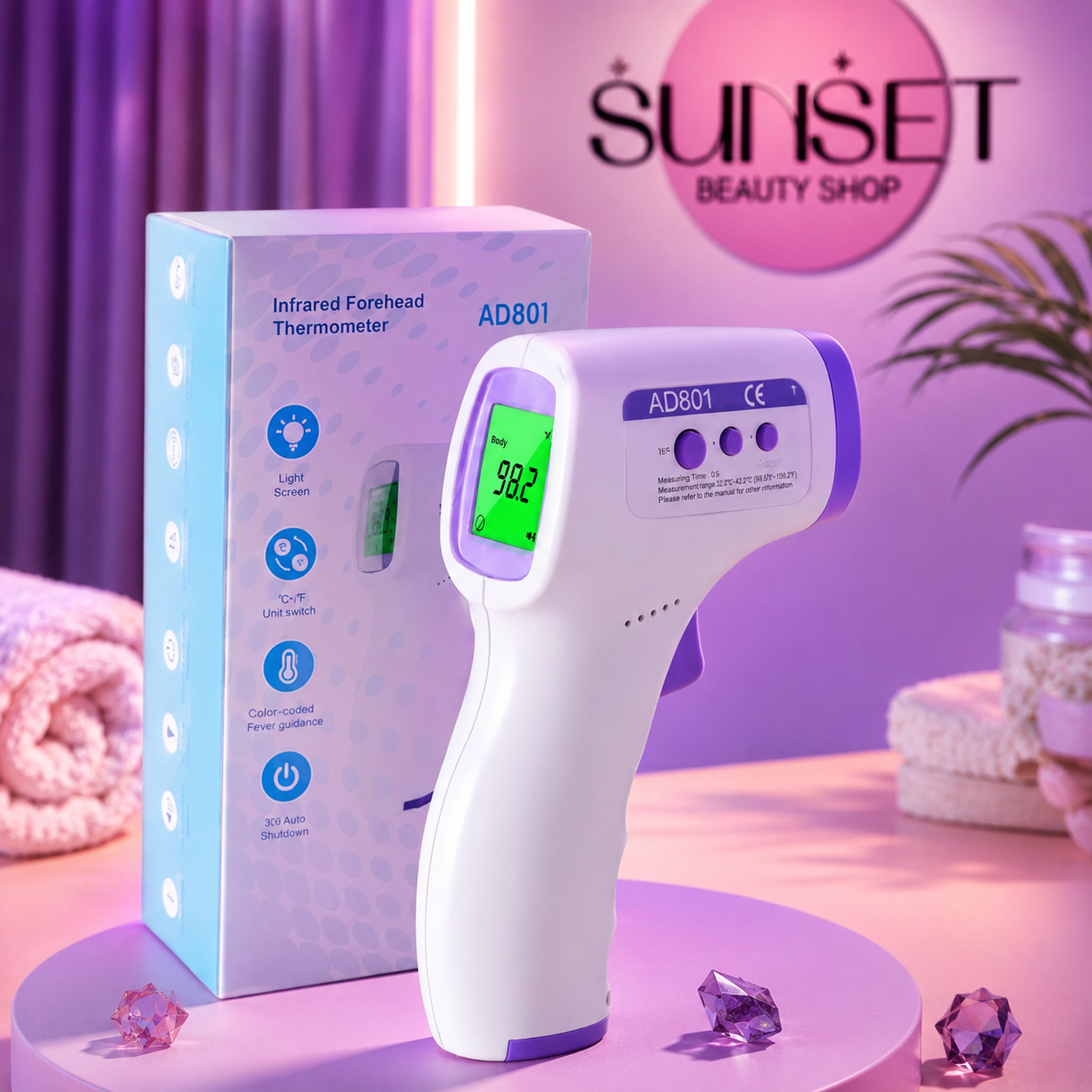 تب سنج لیزری مدل AD801