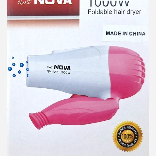 سشوار مسافرتی نوا اورجینال مدل NV-1290 تاشو 1000 وات