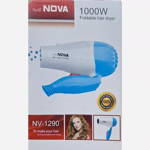 سشوار مسافرتی نوا اورجینال مدل NV-1290 تاشو 1000 وات